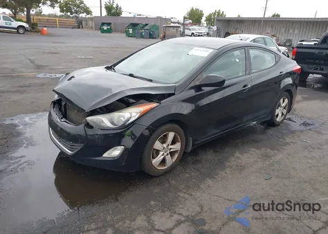 2013 Hyundai Elantra Gls z USA, uszkodzony, nr VIN 5NPDH4AE0DH341659